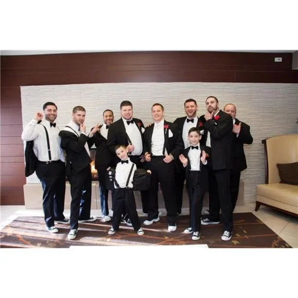 Bow Ties for Men Solid Color PreTie Bow Tie and Pocket Square Set Classic Formal - Picture 5 of 7